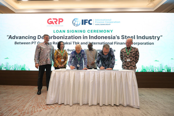 Genjot Produksi Baja Rendah Karbon, GRP Kantongi Investasi Rp916,2 M dari IFC