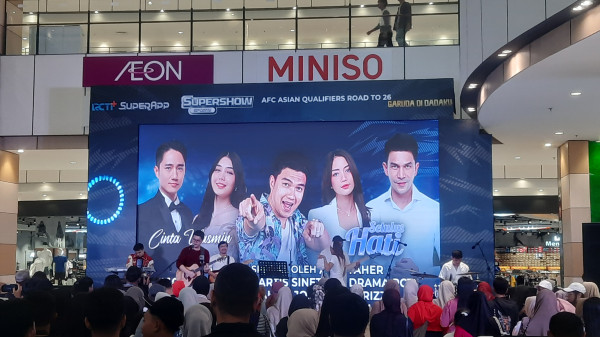 RCTI+ Gelar Off Air Super Show Sport Garuda di Dadaku, Pecinta Bola Antusias Nobar Timnas Indonesia vs Australia