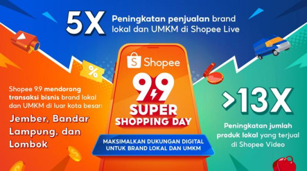 Sukses! Live Streaming Dongkrak Penjualan Brand Lokal 5 Kali Lipat di Shopee 9.9