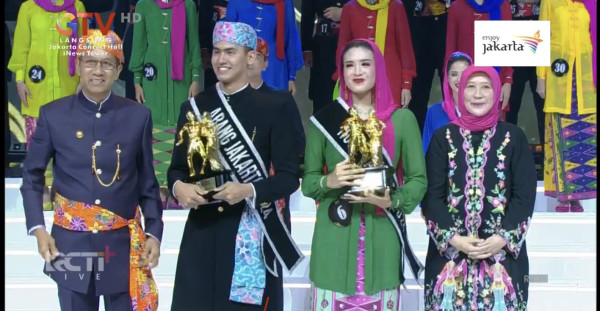Muhammad Hafidz dan Aliya Nissa Thalib Dinobatkan sebagai Abang None Jakarta 2024