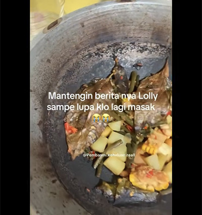 Akibat Kepo Kasus Nikita Mirzani vs Lolly, Emak-Emak Lupa Lagi Masak Sayur Asem Sampai Jadi Gosong