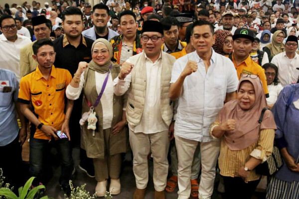 Siap Menangkan 1 Putaran, 64 Ormas Deklarasi Dukung Ridwan Kamil-Suswono