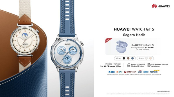 Segera Hadir! HUAWEI WATCH GT 5 Series, Smartwatch dengan Desain Mewah dan Fitur Kesehatan & Olahraga Level PRO