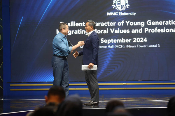 Anindya Bakrie Berbagi Kunci Sukses di MNC University, HT: Terima Kasih