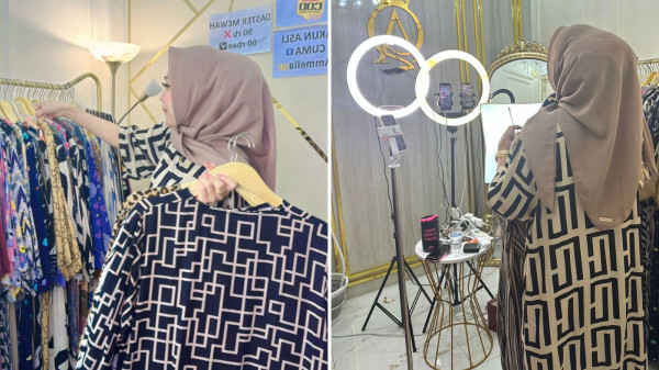 Intip Cerita Amel Queens, Ibu Rumah Tangga yang Sukses Jadi Kreator Fashion Shopee Live