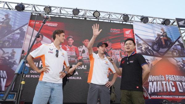 Pembalap Repsol Honda Team, Joan Mir dan Luca Marini Sapa Konsumen Setia Honda