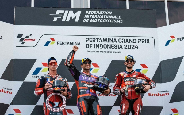 Duo Rider Motul Jorge Martin dan Pedro Acosta Mendominasi MotoGP Mandalika 2024