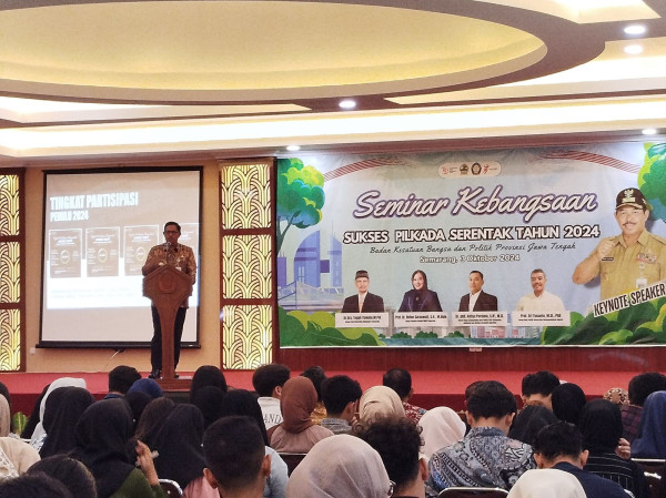 Pj Gubernur Jateng Ajak Generasi Z-Milenial Sukseskan Pilkada 2024