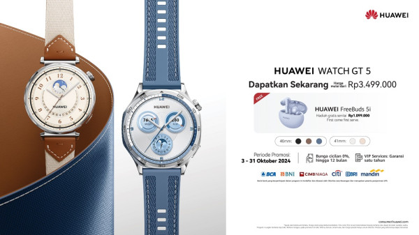 Smartwatch Terbaik 2024 Sudah Bisa Dibeli! HUAWEI WATCH GT 5 Series Rilis, Desain Mewah, Fitur Olahraga dan Kesehatan Pro