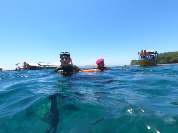 Majapahit's Warrior Underwater, Ikon Wisata Baru Gabungkan Keindahan Laut dan Megahnya Diorama Budaya
