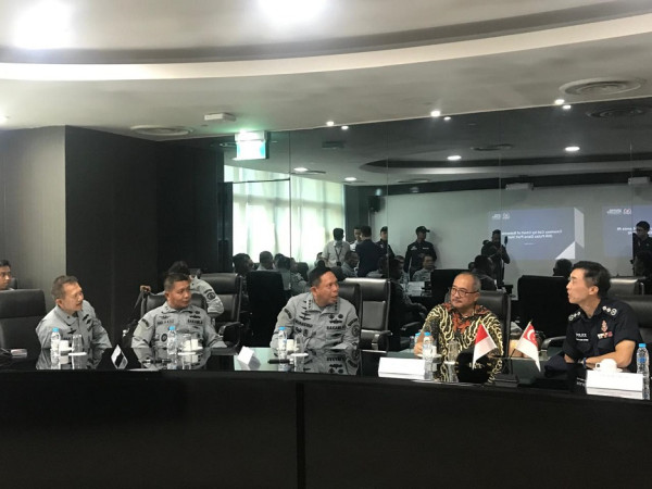 Bakamla RI Pererat Sinergitas dengan Singapore Police Coast Guard