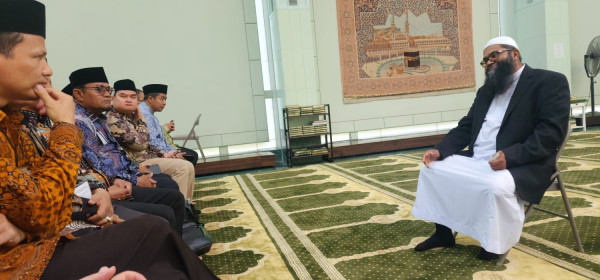 Rektor Universitas Darunnajah-Imam Cultural Center New York Bahas Kondisi Umat Islam di AS