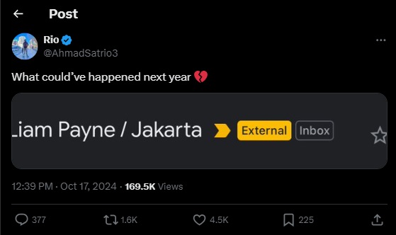 Liam Payne Berencana Konser di Indonesia Tahun Depan, Ini Lokasi dan Tanggalnya