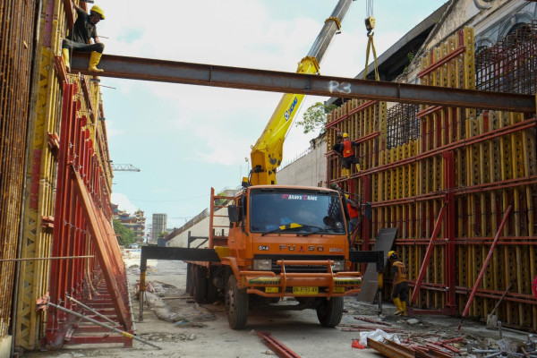 Target Siap Desember, Pembangunan Underpass Jalan HM Yamin Medan Sudah 81,7 Persen