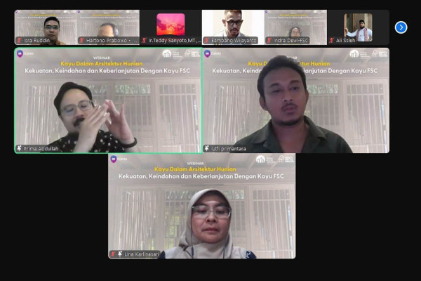 Edukasi Penggunaan Kayu Berkelanjutan di Bangunan Residensial