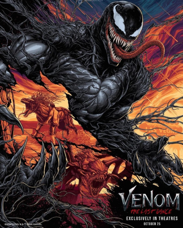 Bangga! Ilustrator Muda Indonesia Sony Wicaksana Buat Poster Film Venom: The Last Dance