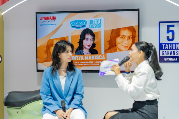 Ajak Wanita Tetap Stylish saat Riding, Yamaha Grand Filano Gandeng Make Over dan Sintya Marisca