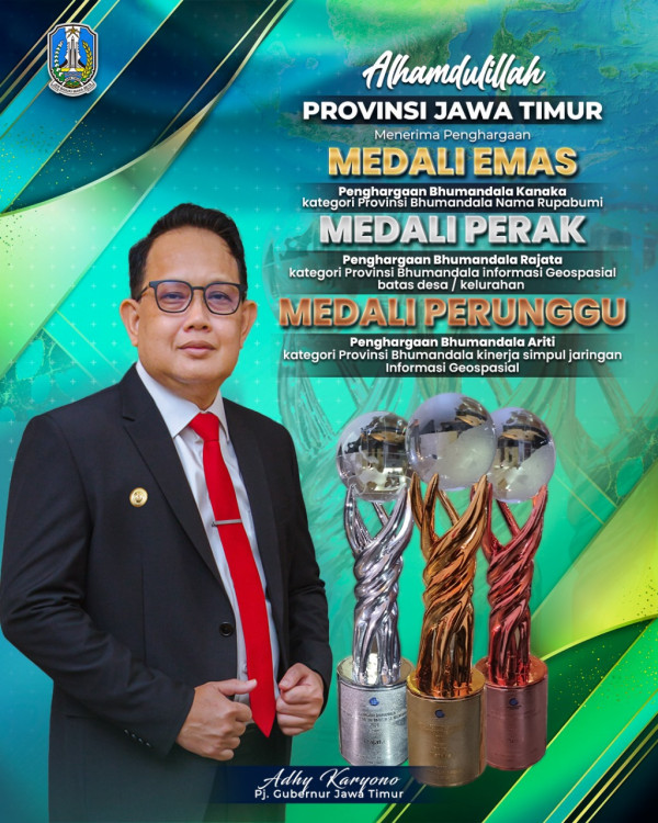 Pemprov Jatim Sabet 3 Penghargaan Bhumandala Award