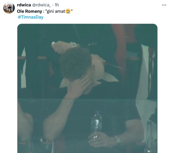 Viral! Ole Romeny Tutup Muka Lihat Timnas Indonesia Dicukur Jepang