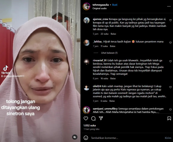 Profil Mega Aulia, Mantan Artis yang Minta Sinetronnya Tidak Ditayangkan Ulang