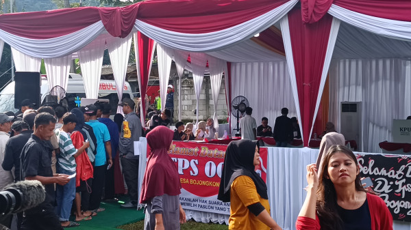 Melihat TPS Lokasi Prabowo Nyoblos Pilgub Jawa Barat dan Pilbup Bogor 2024