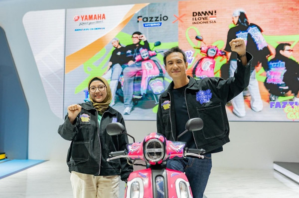 Perkuat Fashion Lifestyle Skutik Fazzio Hybrid Terbaru, Yamaha Kolaborasi dengan Brand Fashion Lokal Ternama