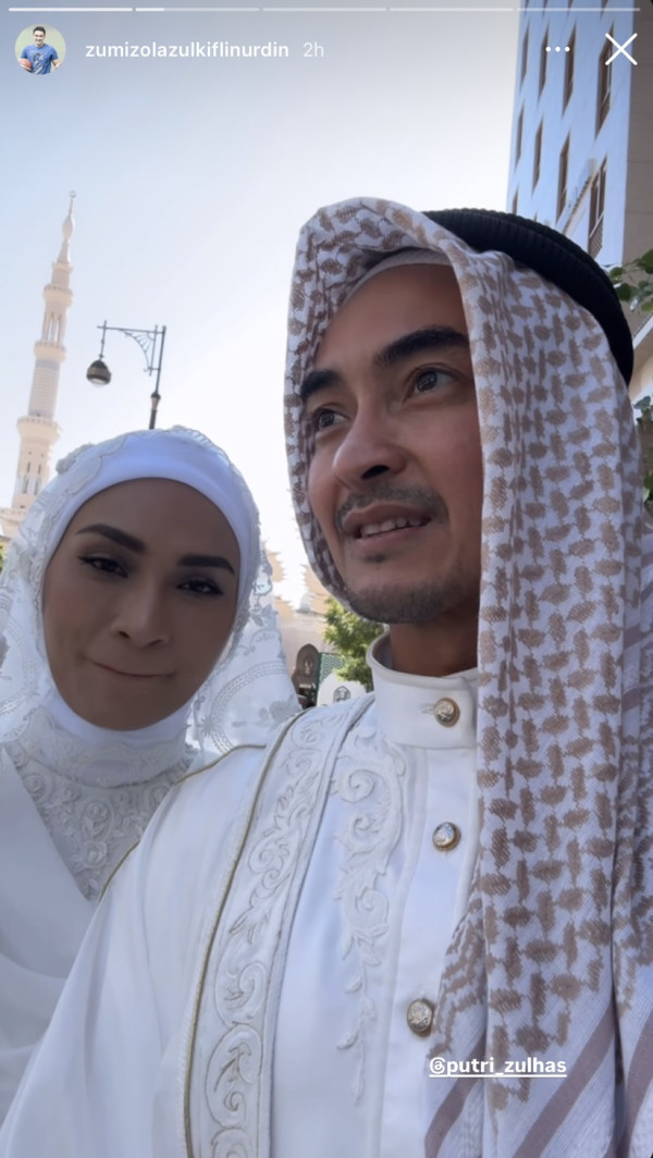 Zumi Zola dan Putri Zulhas Resmi Menikah di Madinah