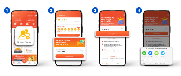 Dapatkan Bonus 10.000 Koin Lewat Program Referral Aplikasi ShopeePay!