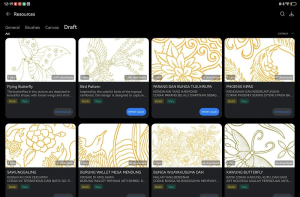 Tampilkan Warisan Seni Batik ke Digital, HUAWEI Perkenalkan Fitur Pola Batik di Aplikasi GoPaint