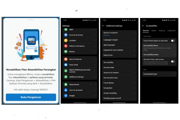Langkah Mudah Nonaktifkan Aksesibilitas di Smartphone, M-Banking BRImo Jadi Makin Nyaman dan Terlindungi