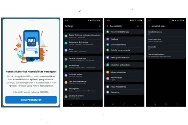 Langkah Mudah Nonaktifkan Aksesibilitas di Smartphone, M-Banking BRImo Jadi Makin Nyaman dan Terlindungi
