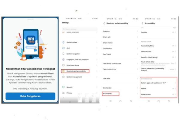 Langkah Mudah Nonaktifkan Aksesibilitas di Smartphone, M-Banking BRImo Jadi Makin Nyaman dan Terlindungi