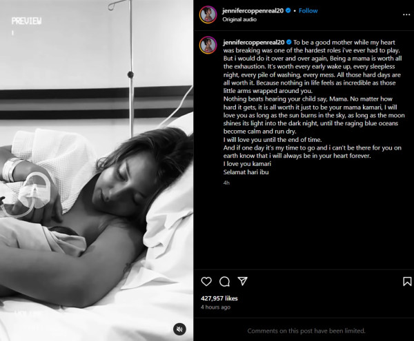 Jennifer Coppen Curhat Sulitnya Jadi Orang Tua Tunggal Tanpa Suami di Hari Ibu