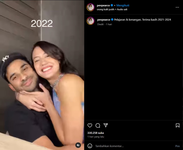 Pevita Pearce dan Mirzan Meer Diam-diam Pacaran sejak 2022, Ini Kisah Cintanya