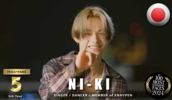 10 Idol K-Pop Pria Paling Tampan 2024, Ni-Ki ENHYPEN Nomor 1
