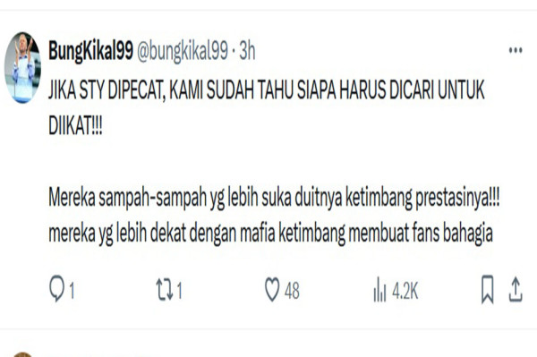 La Grande Indonesia: Kami di Belakangmu Coach STY!