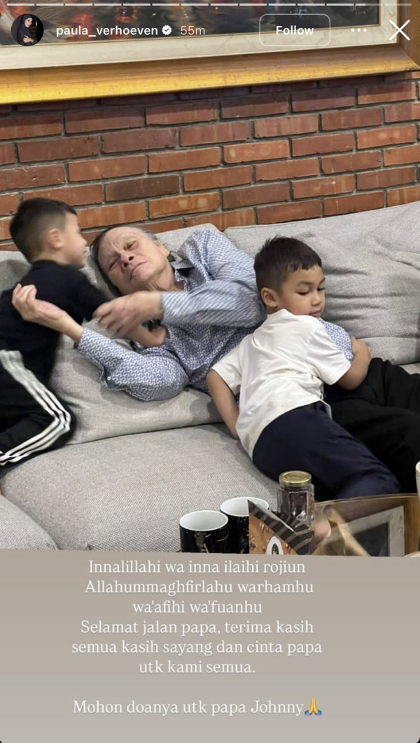 Ayah Baim Wong Meninggal Dunia