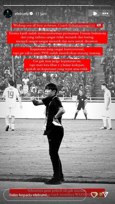 El Rumi Komentari Patrick Kluivert Gantikan Shin Tae-yong: Track Recordnya Wadidaw