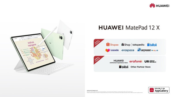 HUAWEI MatePad 12 X Resmi Pre-Order, Tablet Rasa Laptop untuk Profesional Muda Raih Produktivitas Maksimal