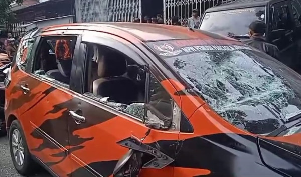 Kantor Pemuda Pancasila Jabar Diserang Massa Ormas, 3 Kendaraan Rusak, Beberapa Anggota Dilarikan ke RS