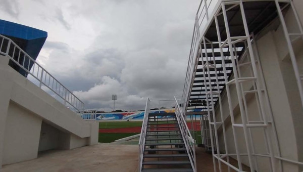 Penampakan Pintu 13 Stadion Kanjuruhan usai Revitalisasi: Berdiri Pohon Rindang
