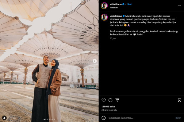 Vidi Aldiano Berdoa Ingin Meninggal Dunia di Madinah: Sweet Spot