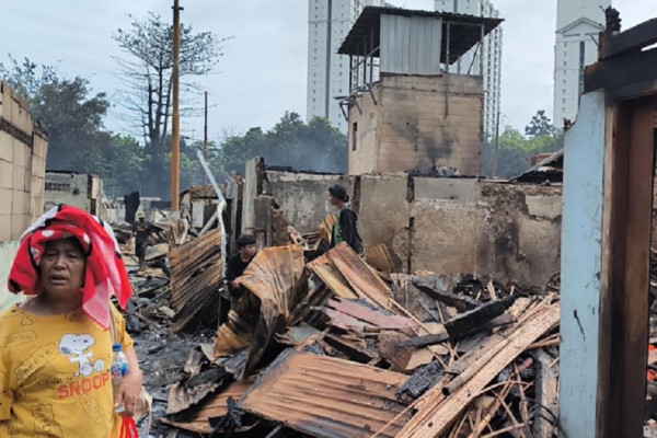 Memilukan! Ratusan Rumah di Kemayoran Ludes Terbakar, Ini Penampakannya