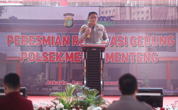 Wakapolda Metro Jaya Apresiasi MNC Peduli Ikut Renovasi Polsek Menteng