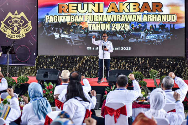 Kemeriahan Reuni Akbar Paguyuban Purnawirawan Arhanud di Batu Jawa Timur
