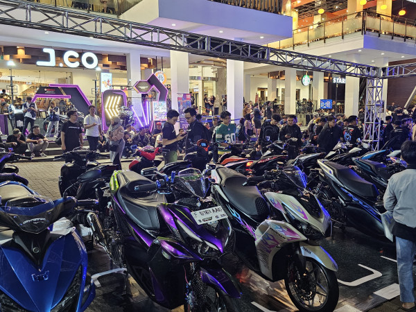 Aerox Kuasai Bandung! Ratusan Bikers Goyang Cihampelas, Ada Apa?