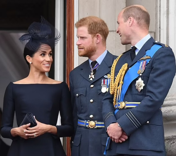 Meghan Markle Diduga Menggoda Pangeran William dengan Pelukan dan Ciuman Pipi