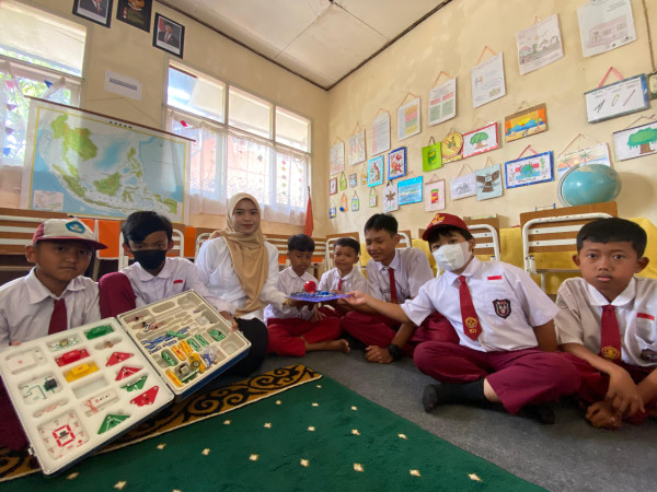 Antusias Siswa SDN Pangarakan 01 Ikuti Literasi MNC Land dan MNC Peduli