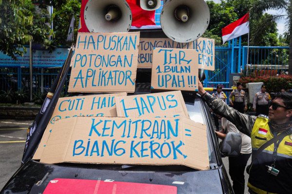 Banyak Driver Ojol Takut Ikut Demo Gara-gara Dapat Tekanan