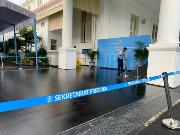 Suasana Istana Jelang Presiden Prabowo Lantik 961 Kepala Daerah